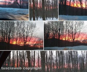 Tramonto al Monte Amiata...