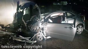 Viterbo - Incidente in via Vico Squarano