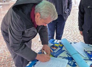 Viterbo - Il gazebo della Lega a piazza delle Erbe