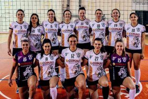 Sport - Pallavolo - Vbc Viterbo - Le viterbesi prima di un match