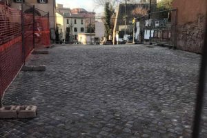 Viterbo - I lavori a San Faustino