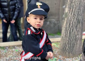 Un piccolo e simpatico carabiniere