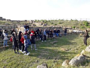 Tarquinia - Studenti di Macerata e Nepi all'area archeologica della Civita
