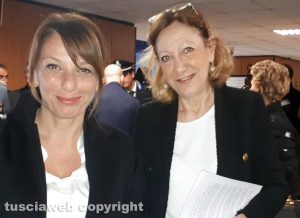 Tribunale - La dg Asl, Daniela Donetti e la presidente Maria Rosaria Covelli (a destra)