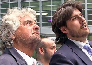 Stefano Buffagni con Beppe Grillo
