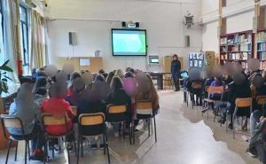 Sutri - Un momento del progetto "Il compagno di classe a quattro zampe"