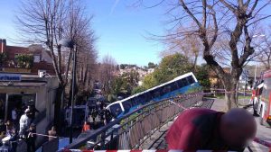 Grottaferrata - Bus fuori strada