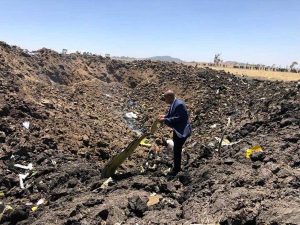 Precipitato aereo della Ethiopian Airlines