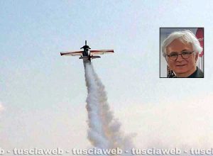 Flavio Saccomanno e il suo aereo
