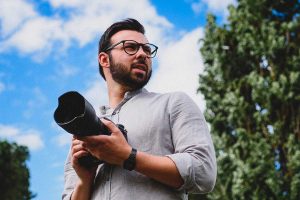 Viterbo - Il fotografo Simone Grazini