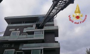 Terni - L'intervento dei vigili del fuoco