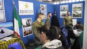 L'esercito alla Fiera per l'orientamento scolastico