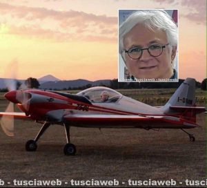 Flavio Saccomanno e il suo aereo