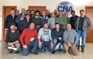 Viterbo - Cna - I partecipanti del corso per manutentore del verde