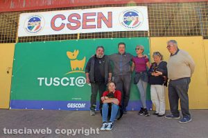 Viterbo - La presentazione di Tusci@cani - Al centro Mario Venanzi, Gianni Brunetti e Claudia Gaudini