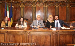 Viterbo - Campo delle rose - La conferenza in comune