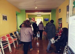 Orte - La fila ai seggi delle primarie del Pd
