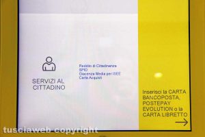 Viterbo - Il reddito di cittadinanza alle Poste