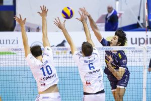 Sport - Volley - Un momento della partita Tuscania / Tipiesse Cisano Bergamasco