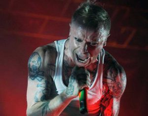 Il cantante dei Prodigy Keith Flint