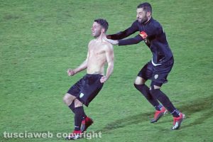 Sport - Calcio - Viterbese - L'esultanza di Mario Pacilli