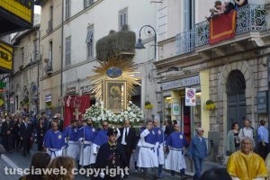 Tarquinia - La processione con la tavola di Maria Santissima di Valverde