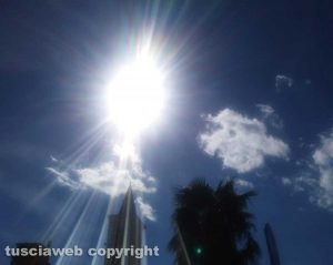 Il sole su Viterbo