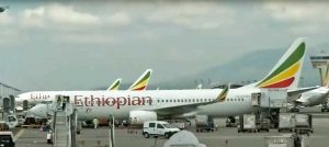 Un Boeing della Ethiopian Airlines