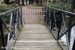 Viterbo - Il ponte sul laghetto di pratoglardino Lucio Battisti