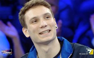 Manuel Bortuzzo ospite a La7 da Giletti