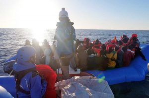 Migranti salvati dalla ong Mediterranea