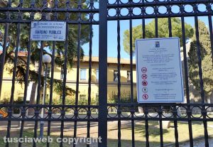 Viterbo - Il giardino pubblico di Porta della Verità