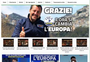Il portale della Lega Nord