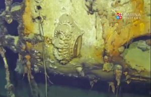 Messina - Il relitto dell'incrociatore "Giovanni delle bande nere"