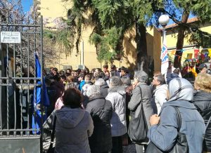 Viterbo - L'inaugurazione del giardino della fraternità
