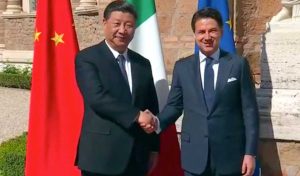 Giuseppe Conte e Xi Jinping