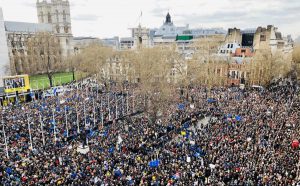 Londra- Manifestazione di protesta contro la Brexit