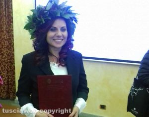 La neo dottoressa Anna Ricciardiello