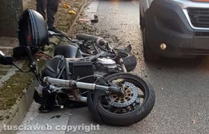 Viterbo - L'incidente in viale Trieste
