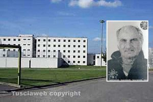 Viterbo - Il carcere di Mammagialla - Nel riquadro: Giovanni Delfino