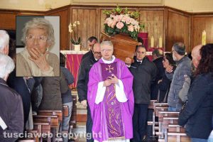 Viterbo - I funerali di Maria Grazia Bigiotti