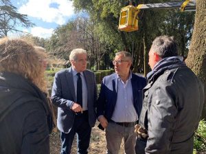 Il sindaco Arena e l'assessore Contardo