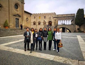 I turisti cinesi a Viterbo
