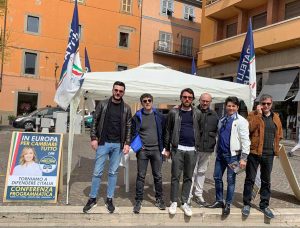 Viterbo - Gazebo Fratelli d'Italia