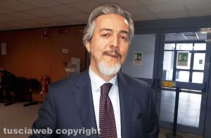 Francesco Battistoni in tribunale