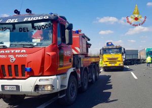 Roma - Incidente sulla A1