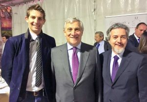 Manuel Catini, Antonio Tajani e Francesco Battistoni