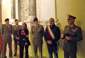 Vitorchiano - Il generale Addis alla mostra