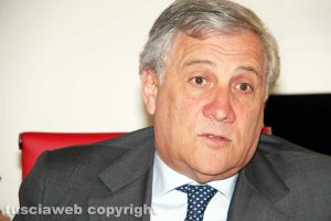 Viterbo - Il presidente del parlamento europeo Antonio Tajani in visita alla Tusciaweb Academy