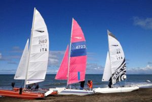 Sport - Vela - La regata di catamarani Dart 18 a Tarquinia
